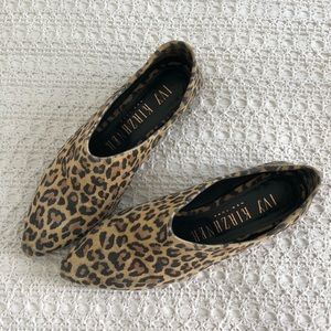 Ivy Kirzhner Leopard Suede Flats 38